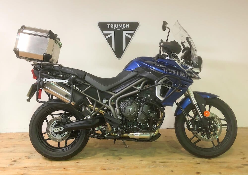 Location moto Rouen Triumph 800 tiger XCA