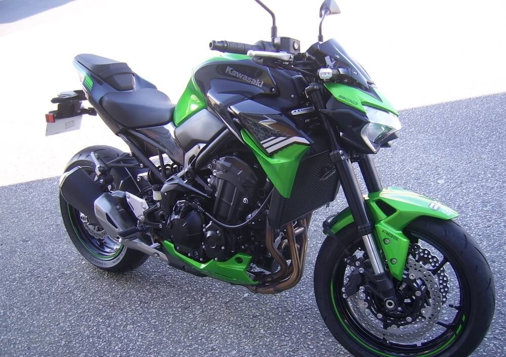 location moto Cherbourg Kawasaski Z900 1